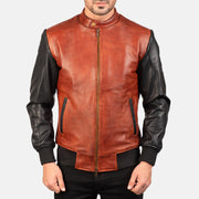 Avan 가죽 봄버 자켓 남성용 – alternate product view 4