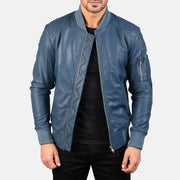 
Bomia MA-1 가죽 항공 점퍼 봄버 남성용 – alternate product view 1