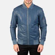
Bomia MA-1 가죽 항공 점퍼 봄버 남성용 – alternate product view 4