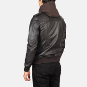 Bravado 가죽 봄버 자켓 남성용 – alternate product view 5