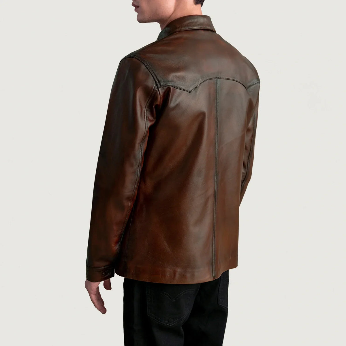 
내부 라이닝 뷰 Showing Viscose Lining & 내부 수납 포켓 2개