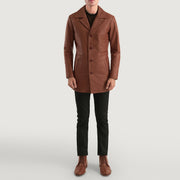 Classmith 가죽 롱 코트 남성용 – alternate product view 3