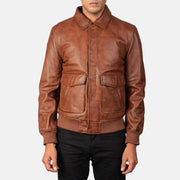 Coffmen 가죽 봄버 자켓 남성용 – alternate product view 4