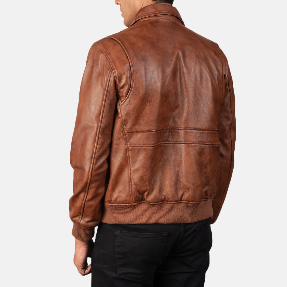 Coffmen 가죽 봄버 자켓 남성용 – alternate product view 5