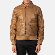 Coffmen 가죽 봄버 자켓 남성용 – alternate product view 3