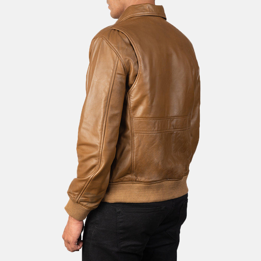 Coffmen 가죽 봄버 자켓 남성용 – alternate product view 5