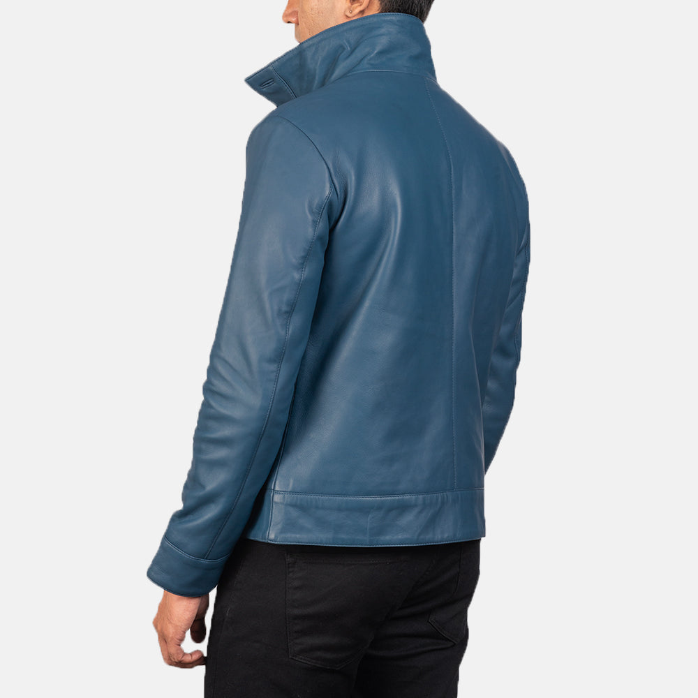 Columbus 가죽 봄버 자켓 남성용 – alternate product view 5