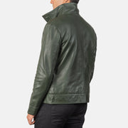 Columbus 가죽 봄버 자켓 남성용 – alternate product view 5