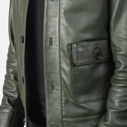 Columbus 가죽 봄버 자켓 남성용 – alternate product view 6