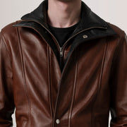 Connor 가죽 롱 코트 남성용 – alternate product view 6