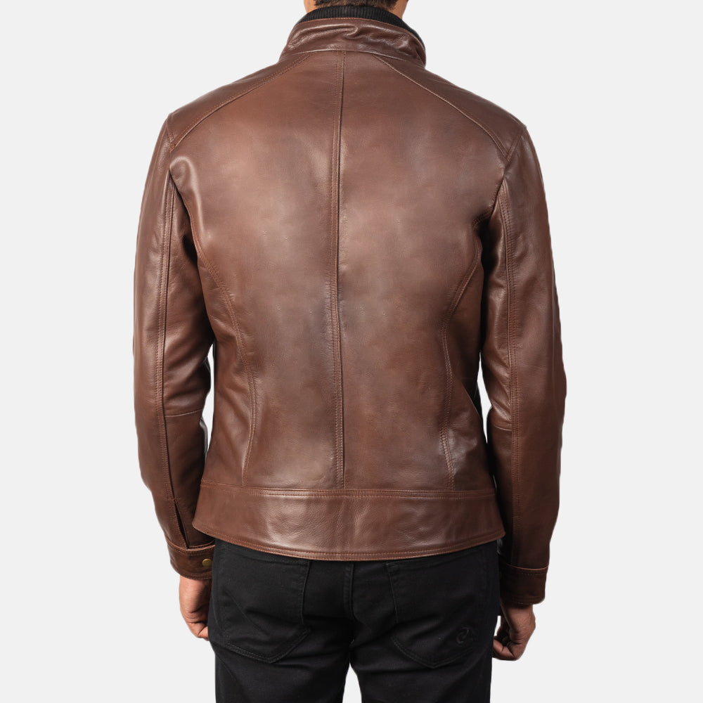Darren 가죽 라이더 자켓 남성용 – alternate product view 5