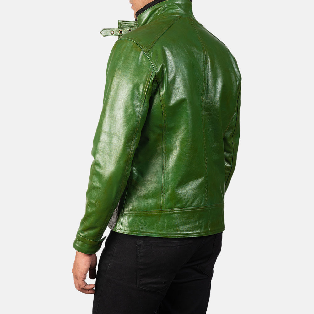 Darren 가죽 라이더 자켓 남성용 – alternate product view 5
