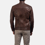 Dean 블랙 가죽 라이더 자켓 남성용 – alternate product view 5