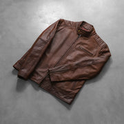Dean 블랙 가죽 라이더 자켓 남성용 – alternate product view 7