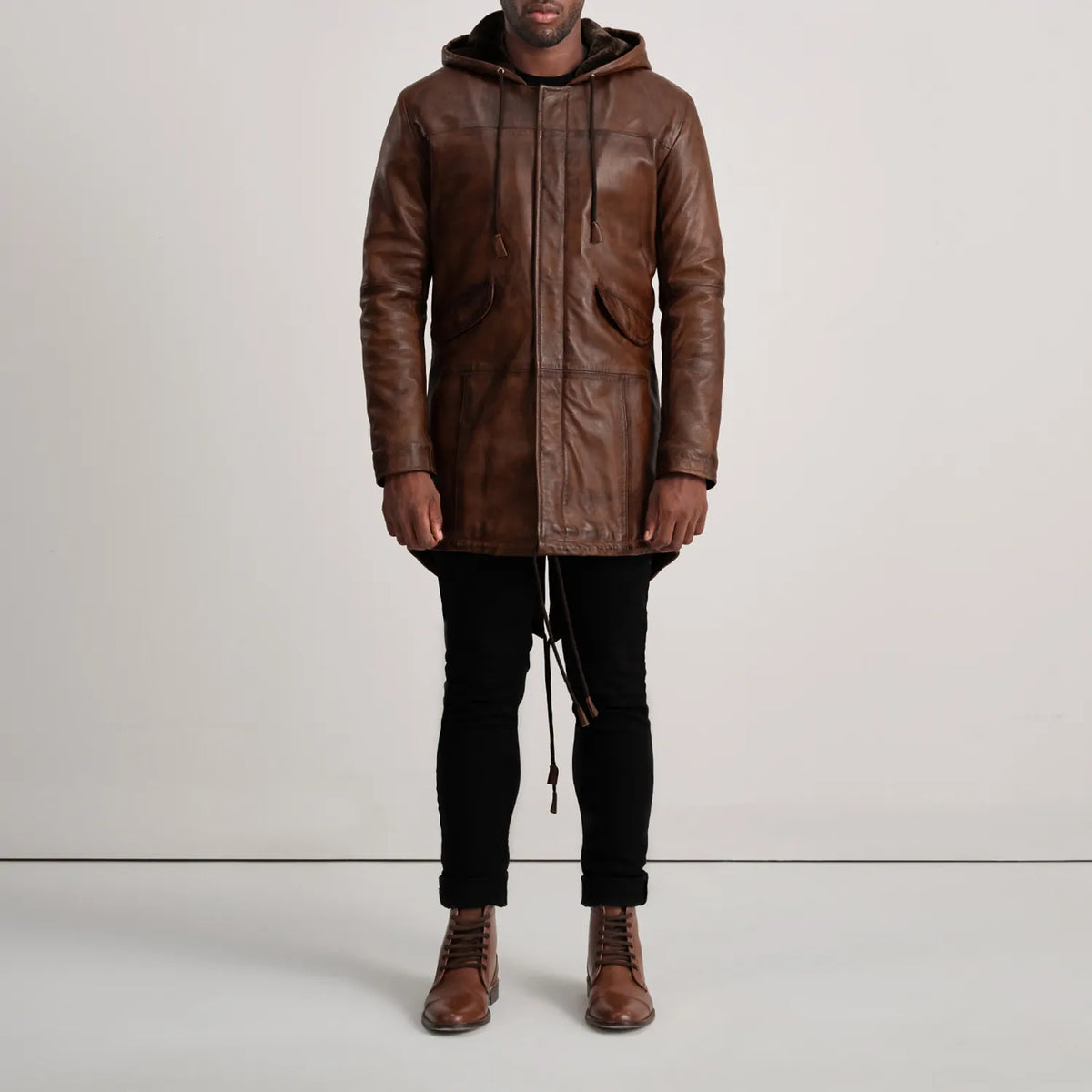 Delvin 가죽 자켓 남성용 – alternate product view 3