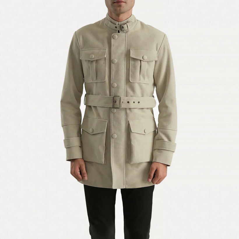 Dolf Off-White 스웨이드 자켓 남성용