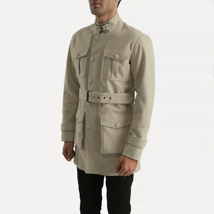 Dolf Off-White 스웨이드 자켓 남성용