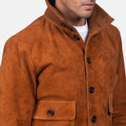 Eaton 가죽 봄버 자켓 남성용 – alternate product view 5