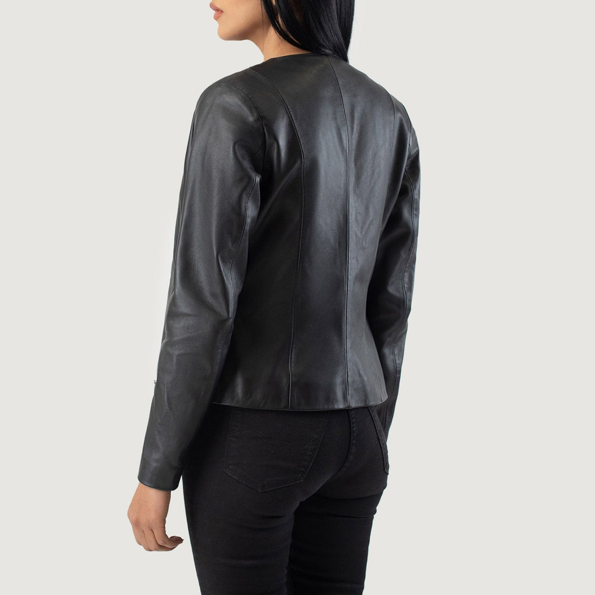 Elixir Collarless 가죽 자켓 여성용 – alternate product view 5