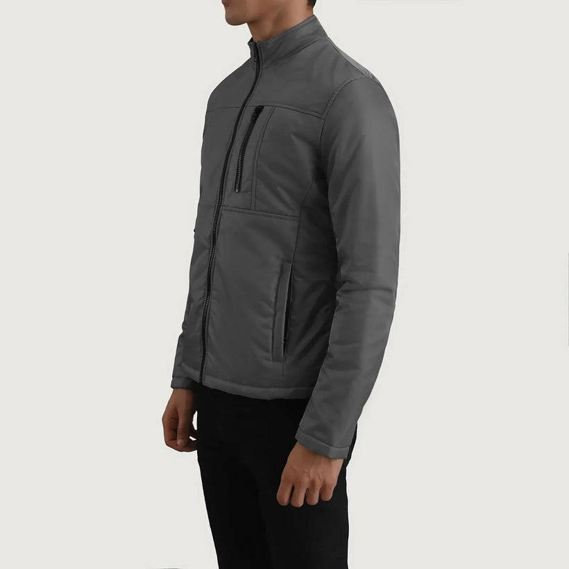 Elliot Grey Lightweight 가죽 자켓 남성용