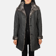 
Erica Shearling 가죽 코트 여성용 – alternate product view 1