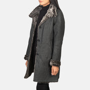 
Erica Shearling 가죽 코트 여성용 – alternate product view 2