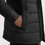 
내부 라이닝 뷰 Showing Quilted Viscose Lining & 내부 수납 포켓 2개