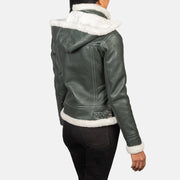 
Fiona Hooded 리얼 양털 무스탕 여성용 – alternate product view 5