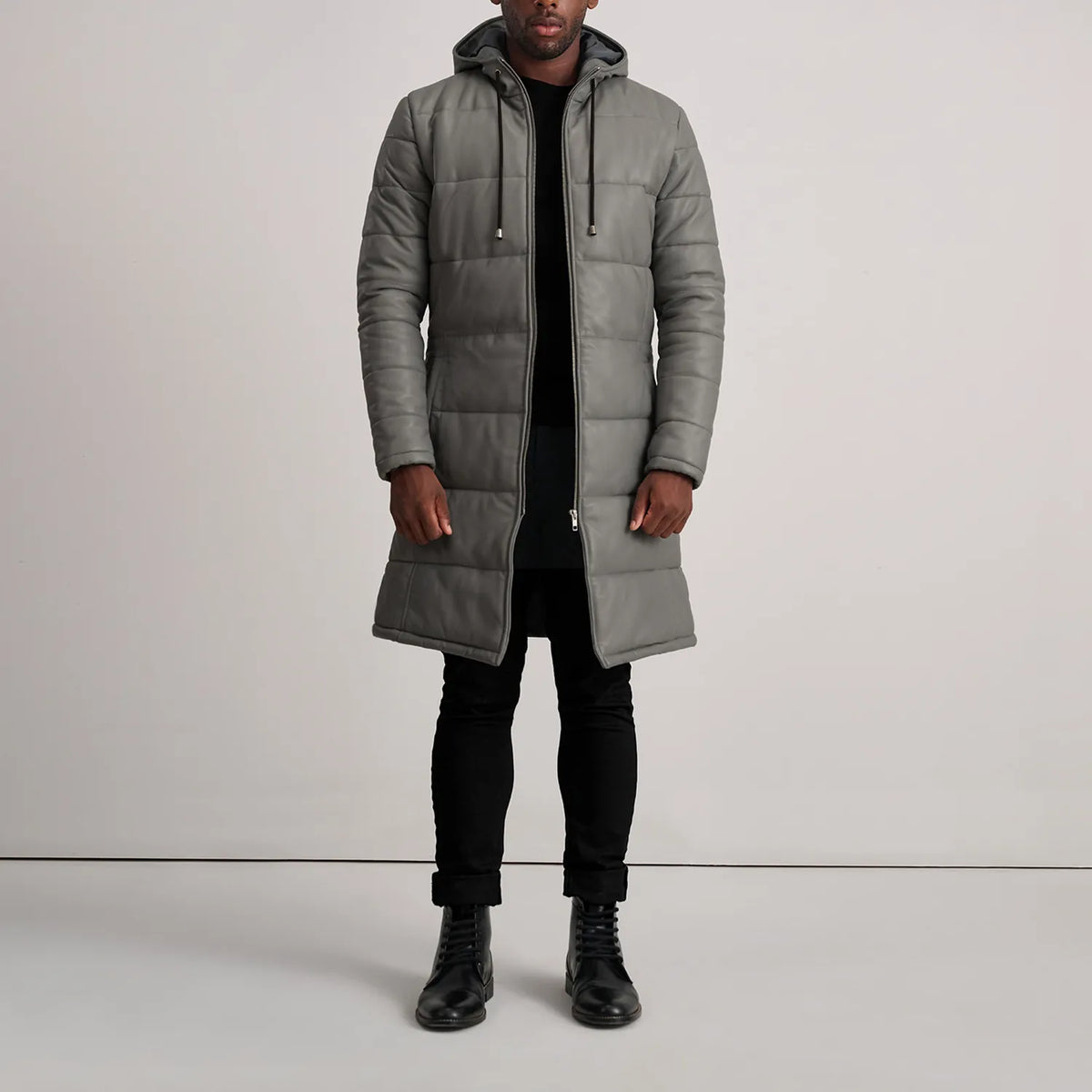 
Floyd 가죽 코트 탄 Puffer 가죽 자켓 남성용 – alternate product view 3