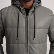 
Floyd 가죽 코트 탄 Puffer 가죽 자켓 남성용 – alternate product view 4