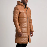 
Floyd 가죽 코트 탄 Puffer 가죽 자켓 남성용 – alternate product view 2