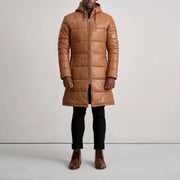
Floyd 가죽 코트 탄 Puffer 가죽 자켓 남성용 – alternate product view 3