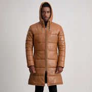 
Floyd 가죽 코트 탄 Puffer 가죽 자켓 남성용 – alternate product view 4