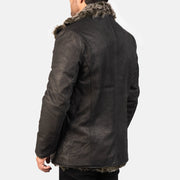 Furlong 가죽 롱 코트 Beige 가죽 롱 코트 남성용 – alternate product view 5