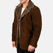 Furlong 가죽 롱 코트 Beige 가죽 롱 코트 남성용 – alternate product view 2