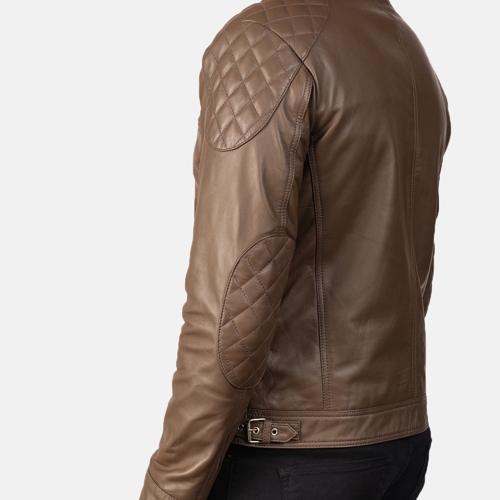 
내부 라이닝 뷰 Showing Quilted Polyester Lining & 내부 수납 포켓 2개