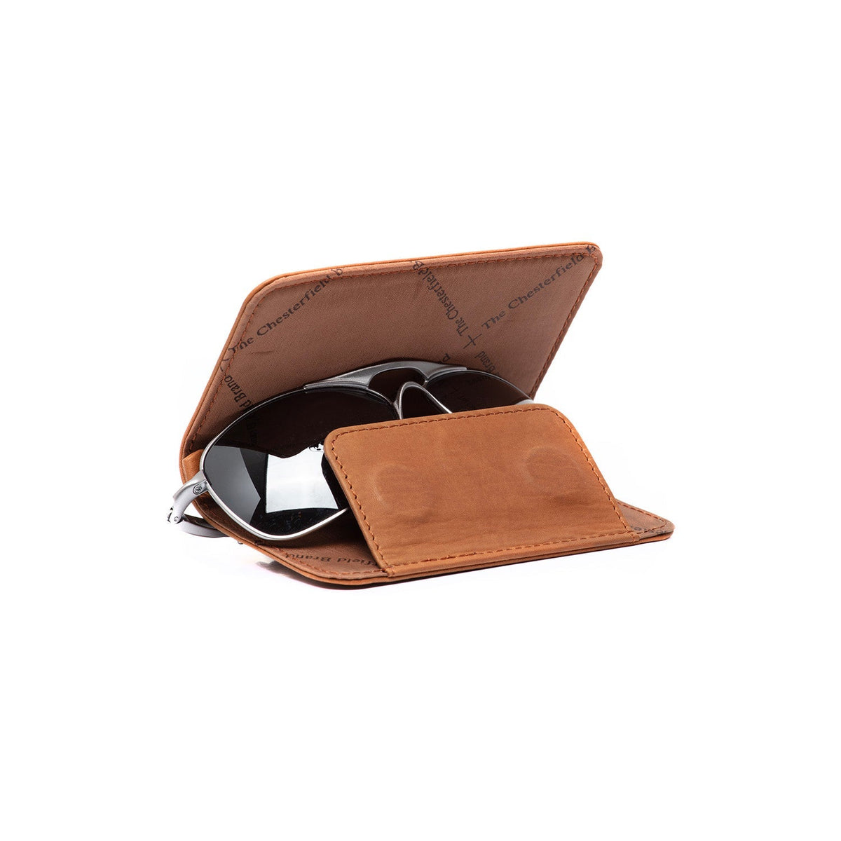 Cognac Glasses Case Maplewood 여성용, front view