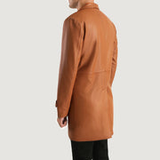 Infinity 가죽 롱 코트 남성용 – alternate product view 5