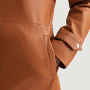 Infinity 가죽 롱 코트 남성용 – alternate product view 6