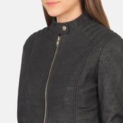 Kelsee 가죽 라이더 자켓 여성용 – alternate product view 6