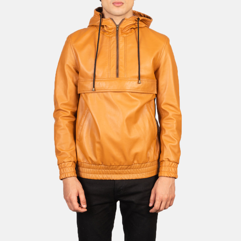 
Kenton Hooded 가죽 자켓 남성용 – alternate product view 1