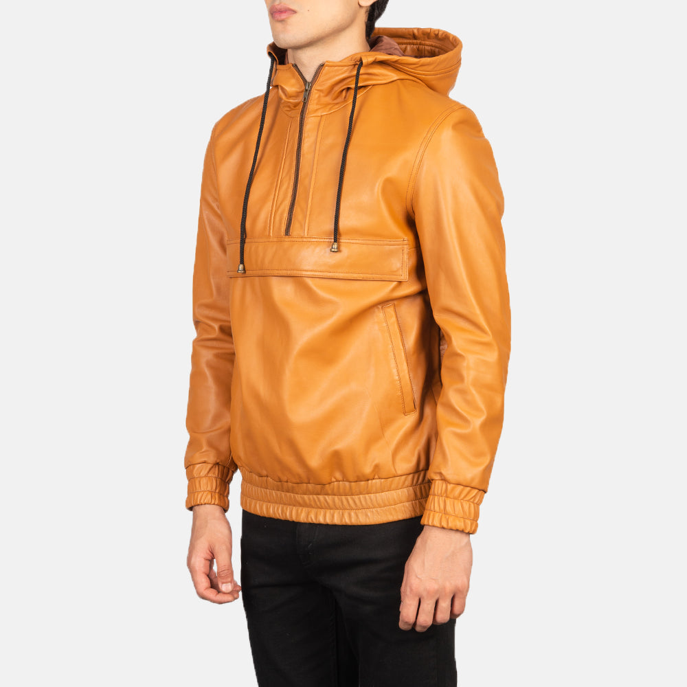 
Kenton Hooded 가죽 자켓 남성용 – alternate product view 2