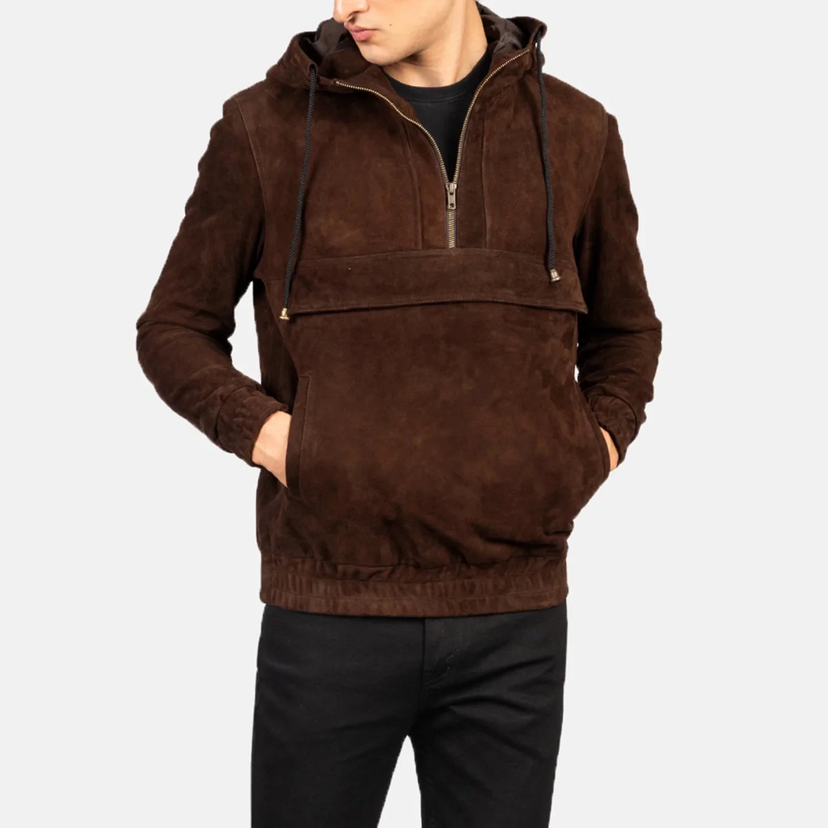 
Kenton Hooded 가죽 자켓 남성용 – alternate product view 1