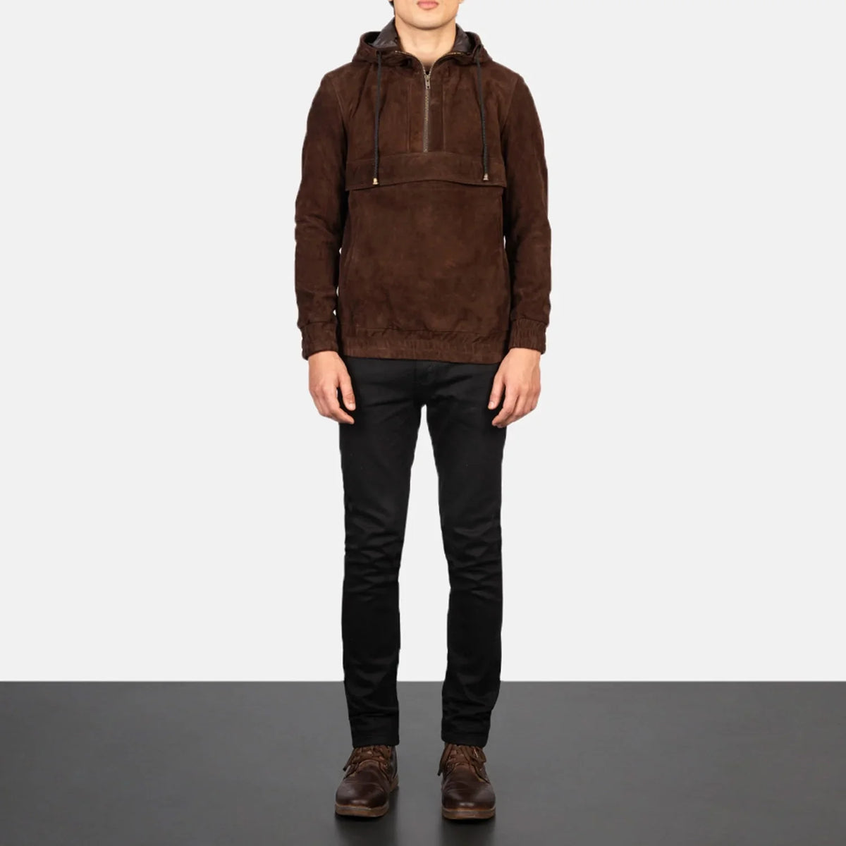 
Kenton Hooded 가죽 자켓 남성용 – alternate product view 3