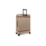 Tailored Rib Cuffs &amp; Hem Craftsmanship Construction Detail on Large Suitcase Zuna 여성용