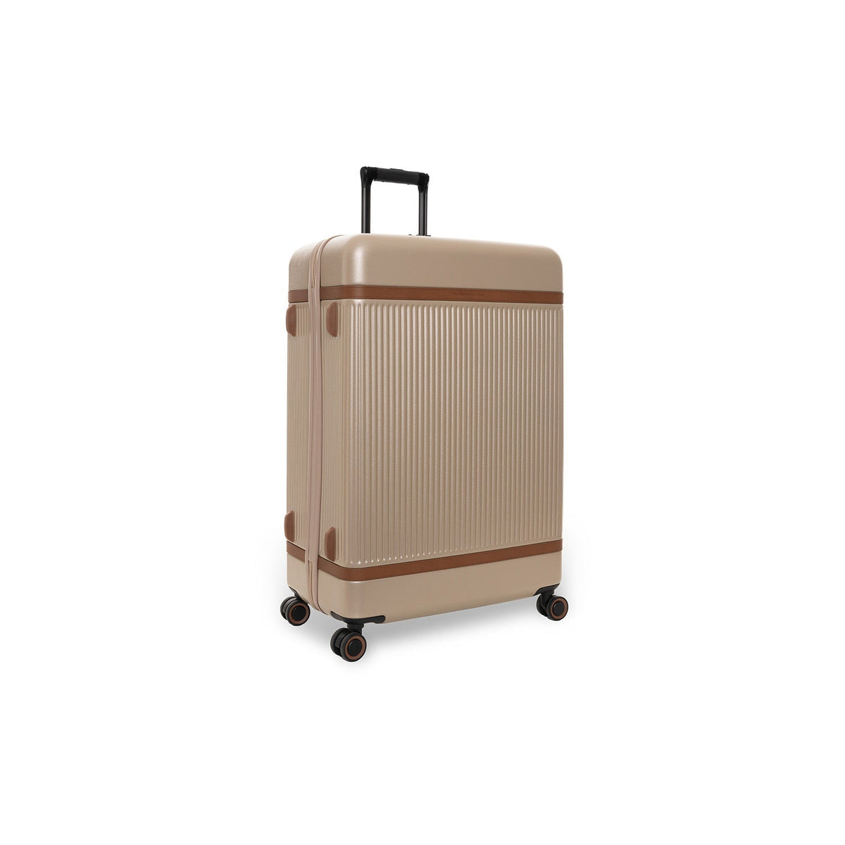 Large Suitcase Zuna 여성용 in Classic 100% Full-Grain Leather - Front Profile View &amp; Tailored Silhouette | Buy Online