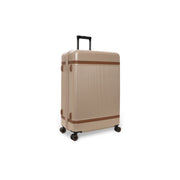 Large Suitcase Zuna 여성용 in Classic 100% Full-Grain Leather - Front Profile View &amp; Tailored Silhouette | Buy Online