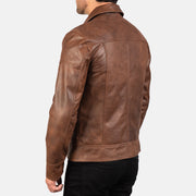Lavendard 가죽 라이더 자켓 남성용 – alternate product view 6