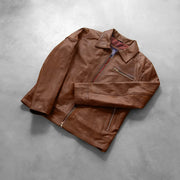 Lavendard 가죽 라이더 자켓 남성용 – alternate product view 7