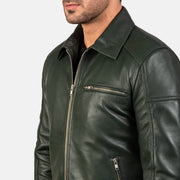 Lavendard 가죽 라이더 자켓 남성용 – alternate product view 5